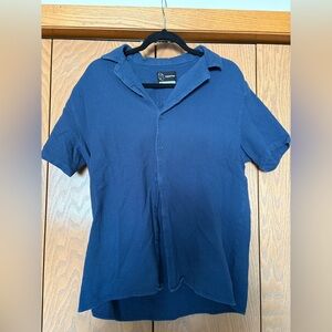 Original Use Casual Blue Button Down Shirt
